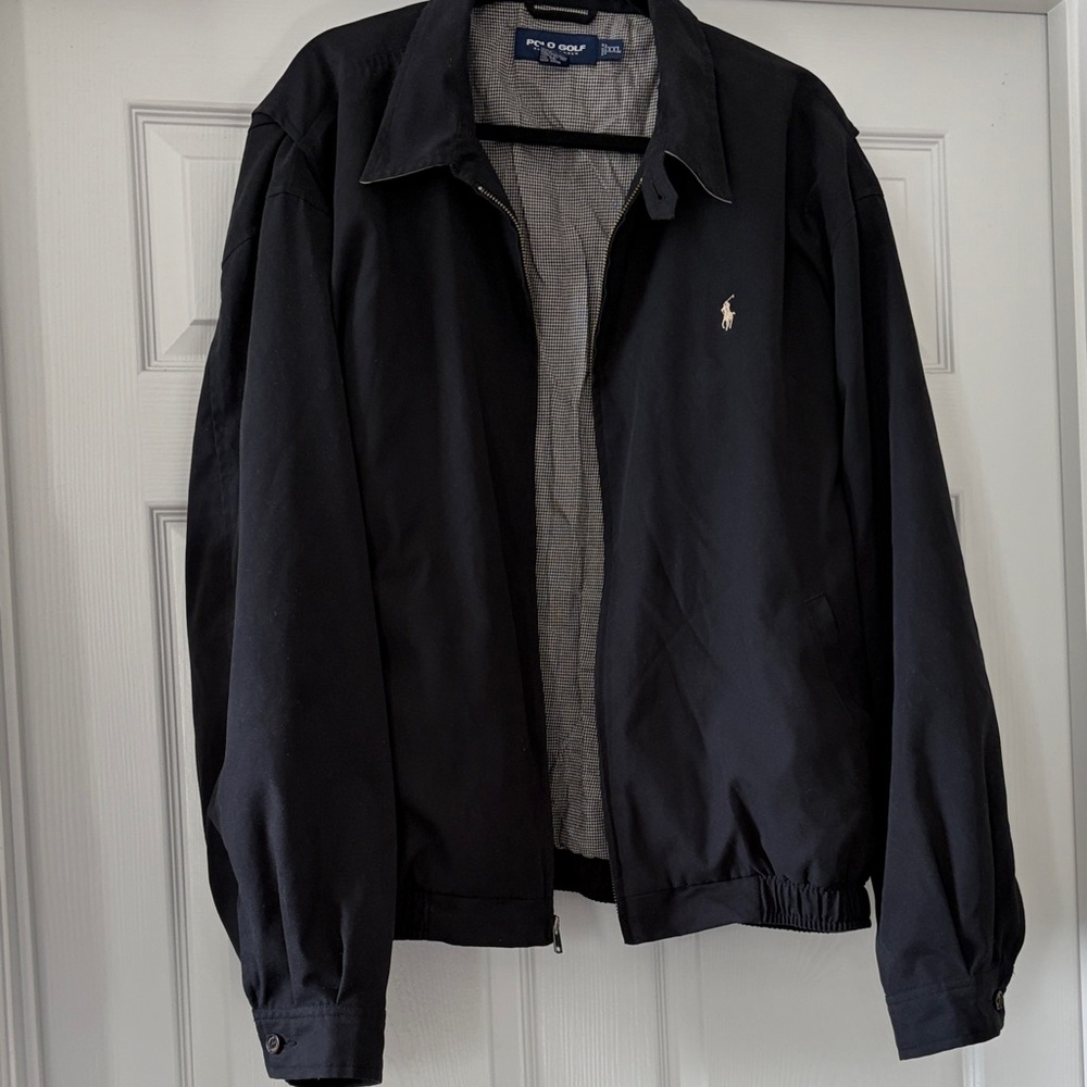Polo by Ralph Lauren Vintage Men's Classic Bi-Swing Black Jacket